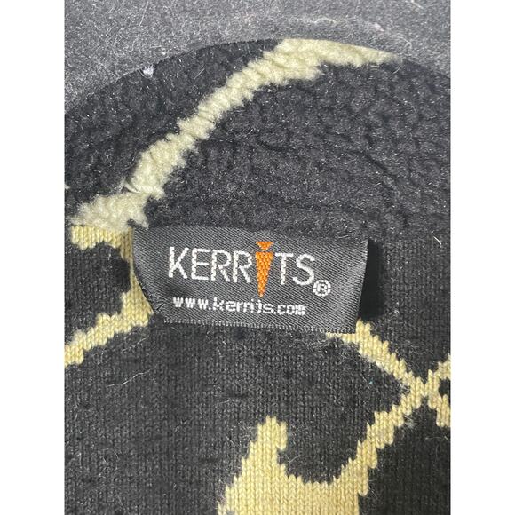 Kerrits Black & Camel Brown Horse Print Full Zip Fleece Jacket Size S Equestrian - Picture 3 of 10